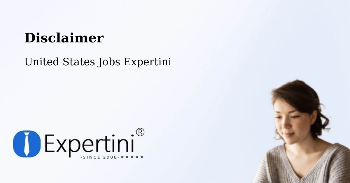 Disclaimer – Amherst - United States Jobs Expertini